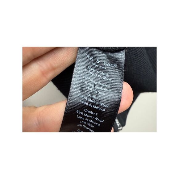 Rag & Bone Vivienne Olive Zip-up Top Sweater Sz. S - Picture 8 of 9